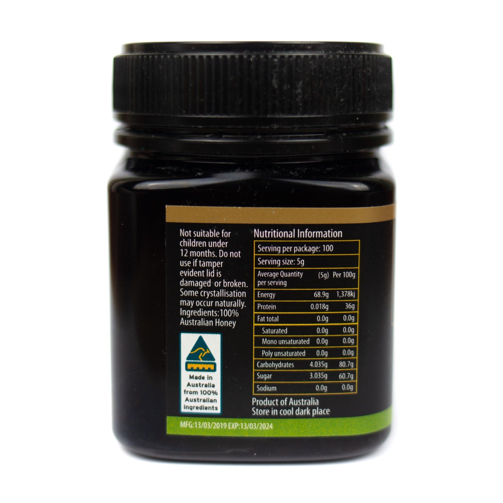 Bee Aus Manuka Honey Mgo 100 250 Gram