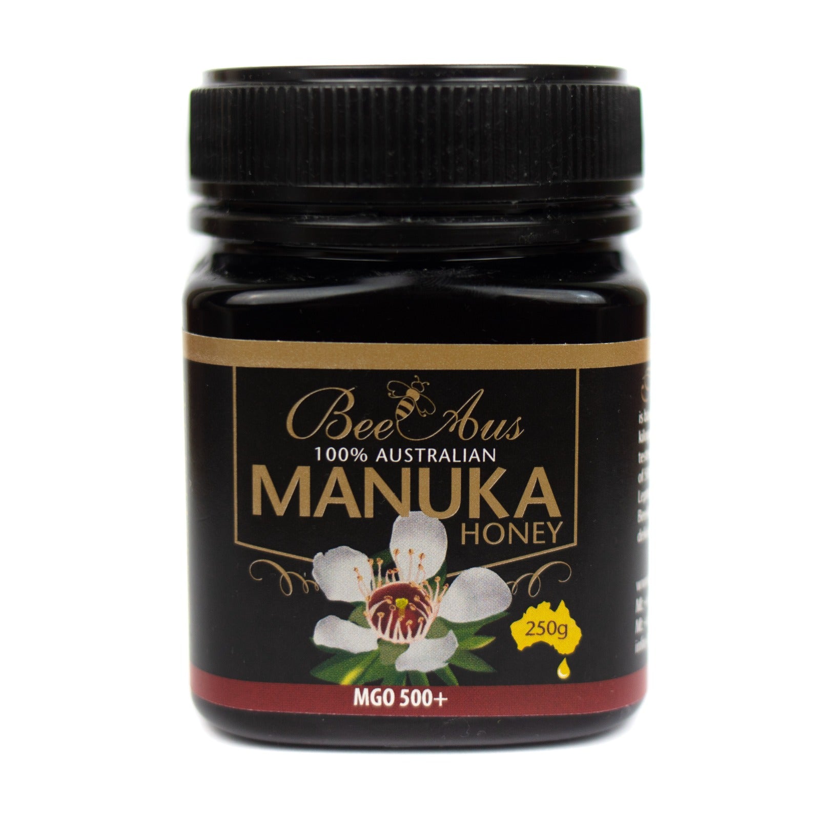Bee Aus Manuka Honey Mgo 500+ 250 Gram