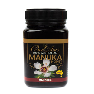 Bee Aus Manuka Honey Mgo 500+ 500 Gram